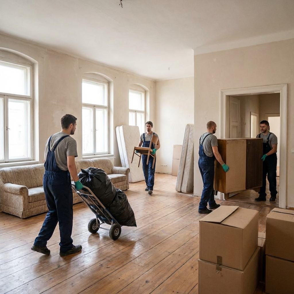 Clearing out apartments